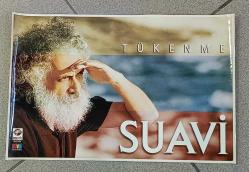 KASET/CD TANITIM AFİŞİ * SUAVİ * TÜKENME * 32X49 CM