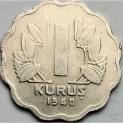 Türkiye 1940 1 Kuruş - Nadirlik 