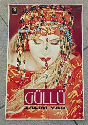 KASET/CD TANITIM AFİŞİ * GÜLLÜ * ZALİM YAR * 32X49 CM