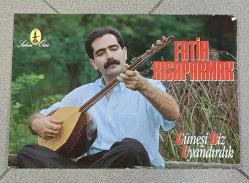 KASET/CD TANITIM AFİŞİ * FATİH KISPARMAK * GÜNEŞİ BİZ UYANDIRDIK * 32X49 CM