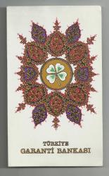 GARANTİ BANKASI / ÇİFT ISLAK İMZALI BAYRAM TEBRİK KARTI...