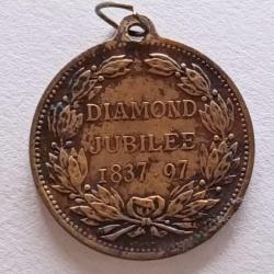 İngiltere,1897'de çıkarılan Kraliçe Victoria Elmas Jübile Madalyası,bronz