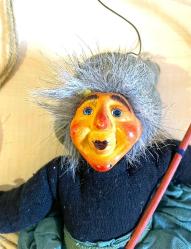 El Yapımı Porselen Cadı El Boyama Porselen Bebek N0 825