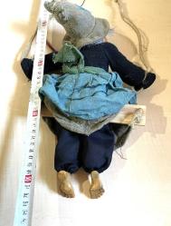 El Yapımı Porselen Cadı El Boyama Porselen Bebek N0 825