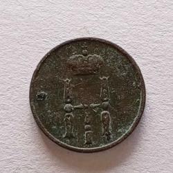 RUSYA İmparatorluk 1854 Çar 1.Nikolay,  1/2 kopek Orjinal,nadir,oldukça temiz