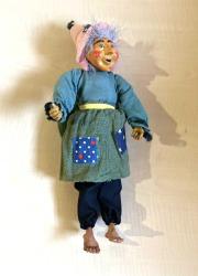 El Yapımı Porselen Cadı El Boyama Porselen Bebek N0 117