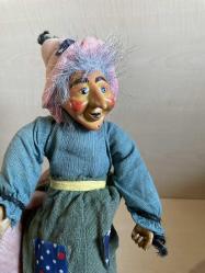 El Yapımı Porselen Cadı El Boyama Porselen Bebek N0 117