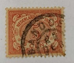 Hollanda Hindistanı 1892 _ damgalı