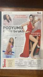 SİESTA DERGİSİ - 13 NİSAN 2008 PAZAR SAYI: 148 AYSUN KAYACI - MELİSA ÜNAL - GÖKHAN KİMSESİZCAN - ŞEBNEM DÖNMEZ - GÜZİDE DURAN - ADNAN AKSOY - ARZU KAPROL - DİLEK HANİF - CENGİZ ABAZOĞLU - ECE GÜRSEL - SERKAN YAVUZ - ERCİN DAĞ EYSEN - HİLAL CEBECİ - MÜJDE AR - AHMET ÇAKAR - MEHMET ALİ BİRAND - CEYDA DÜVENCİ - OKAN BAYÜLGEN - TEOMAN - TUBA ÜNSAL - SİBEL CAN - DEMET AKALIN - GÜLBEN ERGEN - İBRAHİM TATLISES - FERHAT GÖÇER - EBRU GÜNDEŞ - HÜLYA AVŞAR - BÜLENT ERSOY - TÜLİN ŞAHİN - PINAR ALTUĞ - EBRU ŞALLI - MUSTAFA ERDOĞAN - ATLAS ERDOĞAN - BARIŞ KOCAOĞLU - ÖZLEM UÇAR - EMİN BABACAN - BARIŞ ENGİN  SIESTA - AKŞAM GAZETESİ’NİN ÜCRETSİZ EKİDİR - KULYA, SEVİŞME SAHNESİNDE OYNAYACAK MI - AYSUN KAYACI: ESMER OLUNCA İŞ ALAMIYORUM - MELİSA ÜNAL: ZİRVEYE ÇIKMADAN ÇIPLAK POZ VERMEM - GÖKHAN KİMSESİZCAN’LA GECE YAŞAMI - KİLO VERMEDİM VÜCUDUM ŞEKİLLENDİ - PODYUMU ÖKSÜZ BIRAKTI - GELİNLİĞİM MİNİ OLACAK - GELMİŞİME GEÇMİŞİME - TUTAN BİR TARAFIM KALMADI - FOTOĞRAF SERGİSİ AÇACAK - DEMET, AİLEDE - 16 SAYFA