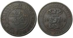 Hollanda Doğu Hint Adaları 2,5 Cent, 1858