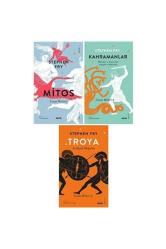 Yunan Mitleri 3'lü Set / Mitos - Kahramanlar - Troya / Stephen Fry