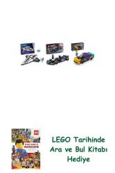 Lego Araçlar Seti 331 (60430 + 77248 + 76935) + Lego Ara ve Bul Kitabı Hediye