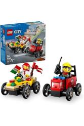 Lego Araçlar Seti 477 (60450 + 60400 + 60458 + 77248) + Lego Ara ve Bul Kitabı Hediye