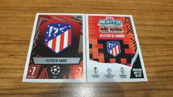 Topps UEFA Champions League 2023-2024 Club Badge Atlético de Madrid Kart No:154