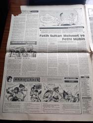 Türkiye Gazetesi - Turkish Newspaper - 1 Haziran 1984 - yatırımlar ve işsizlik yazan Yalçın Özer Başmakale - 11 ayın sultanı ramazan başladı camiler dolup taştı fotoğraf - 15 bin polis alınacak - ABD mücahitlere maddi yardımını arttırıyor - Japon basınının dünya birincisi olmasının sırrı 12 Milyon tirajlı Asahi gazetesi elden dağıtılıyor - Ankara belediyesi Bira'ya karşı savaş açtı - Turgut Özal'a Hz Ali'nin türbesini ziyareti esnasında hediye edilen Ziyaret Aba'sı giydirilirken Fotoğrafı - Sovyet sınırı yakınlarında 45 Mücahit daha şehit oldu - Kayseri belediye başkanı Hüsamettin Çetinbulut  tek gayem hizmettir dedi - Ramazan sohbetleri - resimli Evliya Çelebi seyahatnamesi hazırlayan Kemal Akmeriç Desen Samim Utkun Yazı Dizisi - peygamberler tarihi yazan Abdüllatif Uyan - 7 Dev Yol üyesi 3 ile 15 yıl arasında değişen ağır hapis cezasına çarptırıldı - federasyon kupasını Trabzonspor kazandı fotoğraf - halterde kıl payı kürsüden olduk - ABD başkanı Reagan olimpiyat boykotu dalaveredir