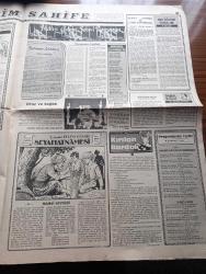 Türkiye Gazetesi - Turkish Newspaper - 1 Haziran 1984 - yatırımlar ve işsizlik yazan Yalçın Özer Başmakale - 11 ayın sultanı ramazan başladı camiler dolup taştı fotoğraf - 15 bin polis alınacak - ABD mücahitlere maddi yardımını arttırıyor - Japon basınının dünya birincisi olmasının sırrı 12 Milyon tirajlı Asahi gazetesi elden dağıtılıyor - Ankara belediyesi Bira'ya karşı savaş açtı - Turgut Özal'a Hz Ali'nin türbesini ziyareti esnasında hediye edilen Ziyaret Aba'sı giydirilirken Fotoğrafı - Sovyet sınırı yakınlarında 45 Mücahit daha şehit oldu - Kayseri belediye başkanı Hüsamettin Çetinbulut  tek gayem hizmettir dedi - Ramazan sohbetleri - resimli Evliya Çelebi seyahatnamesi hazırlayan Kemal Akmeriç Desen Samim Utkun Yazı Dizisi - peygamberler tarihi yazan Abdüllatif Uyan - 7 Dev Yol üyesi 3 ile 15 yıl arasında değişen ağır hapis cezasına çarptırıldı - federasyon kupasını Trabzonspor kazandı fotoğraf - halterde kıl payı kürsüden olduk - ABD başkanı Reagan olimpiyat boykotu dalaveredir