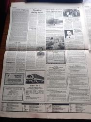 Türkiye Gazetesi - Turkish Newspaper - 1 Haziran 1984 - yatırımlar ve işsizlik yazan Yalçın Özer Başmakale - 11 ayın sultanı ramazan başladı camiler dolup taştı fotoğraf - 15 bin polis alınacak - ABD mücahitlere maddi yardımını arttırıyor - Japon basınının dünya birincisi olmasının sırrı 12 Milyon tirajlı Asahi gazetesi elden dağıtılıyor - Ankara belediyesi Bira'ya karşı savaş açtı - Turgut Özal'a Hz Ali'nin türbesini ziyareti esnasında hediye edilen Ziyaret Aba'sı giydirilirken Fotoğrafı - Sovyet sınırı yakınlarında 45 Mücahit daha şehit oldu - Kayseri belediye başkanı Hüsamettin Çetinbulut  tek gayem hizmettir dedi - Ramazan sohbetleri - resimli Evliya Çelebi seyahatnamesi hazırlayan Kemal Akmeriç Desen Samim Utkun Yazı Dizisi - peygamberler tarihi yazan Abdüllatif Uyan - 7 Dev Yol üyesi 3 ile 15 yıl arasında değişen ağır hapis cezasına çarptırıldı - federasyon kupasını Trabzonspor kazandı fotoğraf - halterde kıl payı kürsüden olduk - ABD başkanı Reagan olimpiyat boykotu dalaveredir