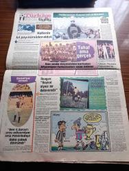 Türkiye Gazetesi - Turkish Newspaper - 1 Haziran 1984 - yatırımlar ve işsizlik yazan Yalçın Özer Başmakale - 11 ayın sultanı ramazan başladı camiler dolup taştı fotoğraf - 15 bin polis alınacak - ABD mücahitlere maddi yardımını arttırıyor - Japon basınının dünya birincisi olmasının sırrı 12 Milyon tirajlı Asahi gazetesi elden dağıtılıyor - Ankara belediyesi Bira'ya karşı savaş açtı - Turgut Özal'a Hz Ali'nin türbesini ziyareti esnasında hediye edilen Ziyaret Aba'sı giydirilirken Fotoğrafı - Sovyet sınırı yakınlarında 45 Mücahit daha şehit oldu - Kayseri belediye başkanı Hüsamettin Çetinbulut  tek gayem hizmettir dedi - Ramazan sohbetleri - resimli Evliya Çelebi seyahatnamesi hazırlayan Kemal Akmeriç Desen Samim Utkun Yazı Dizisi - peygamberler tarihi yazan Abdüllatif Uyan - 7 Dev Yol üyesi 3 ile 15 yıl arasında değişen ağır hapis cezasına çarptırıldı - federasyon kupasını Trabzonspor kazandı fotoğraf - halterde kıl payı kürsüden olduk - ABD başkanı Reagan olimpiyat boykotu dalaveredir