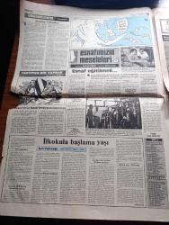 Türkiye Gazetesi - Turkish Newspaper - 15 Ağustos 1984 - mesken kredileri dağıtılırken yazan Yalçın Özer Başmakale - Mücahitler 350 Sovyet ve Afgan askerini öldürdüler - olimpiyat kafilemizin otobüsüne konulan saatli bomba imha edildi - Başbakan Turgut Özal 6. basın toplantısını Yarın Emirgan'da yapacak fotoğraf - okula başlama yaşının 6 yaş olması taraftar bulamıyor - Devlet bakanı İsmail Özdağlar İran'a gitti - Afganistan Pakistan münasebetleri gittikçe gerginleşiyor - Erzincan Yeni bir camiye kavuştu Camii Kebir fotoğraf - televizyon programı - Resimli Evliya Çelebi seyahatnamesi hazırlayan Kemal Akmeriç Desen Samim Utkun Yazı Dizisi - Peygamberler tarihi yazan Abdüllatif Uyan Yazı Dizisi - Zincirlikuyu mezarlığında 25 adet boş yer kaldı - Sirkeci'deki Bahçekapı yalıköşk caddesi'nde bulunan Liman Han çökmek üzere fotoğraf - Kırkpınar başpehlivanlığını kazanan Hüseyin Çokal Sabri Acar Ve Mehmet Güçlü fotoğraf - Malatyaspor beğenildi - Boykotlar ABD ve Rusya'ya yaradı - Jupp Derwall