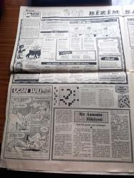 Türkiye Gazetesi - Turkish Newspaper - 15 Ağustos 1984 - mesken kredileri dağıtılırken yazan Yalçın Özer Başmakale - Mücahitler 350 Sovyet ve Afgan askerini öldürdüler - olimpiyat kafilemizin otobüsüne konulan saatli bomba imha edildi - Başbakan Turgut Özal 6. basın toplantısını Yarın Emirgan'da yapacak fotoğraf - okula başlama yaşının 6 yaş olması taraftar bulamıyor - Devlet bakanı İsmail Özdağlar İran'a gitti - Afganistan Pakistan münasebetleri gittikçe gerginleşiyor - Erzincan Yeni bir camiye kavuştu Camii Kebir fotoğraf - televizyon programı - Resimli Evliya Çelebi seyahatnamesi hazırlayan Kemal Akmeriç Desen Samim Utkun Yazı Dizisi - Peygamberler tarihi yazan Abdüllatif Uyan Yazı Dizisi - Zincirlikuyu mezarlığında 25 adet boş yer kaldı - Sirkeci'deki Bahçekapı yalıköşk caddesi'nde bulunan Liman Han çökmek üzere fotoğraf - Kırkpınar başpehlivanlığını kazanan Hüseyin Çokal Sabri Acar Ve Mehmet Güçlü fotoğraf - Malatyaspor beğenildi - Boykotlar ABD ve Rusya'ya yaradı - Jupp Derwall