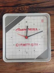 vintage ''Clup Hotel Casino Sera''duvar saati & 20x20 cm