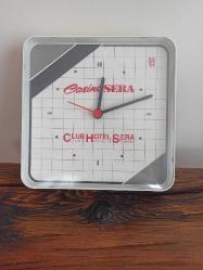 vintage ''Clup Hotel Casino Sera''duvar saati & 20x20 cm
