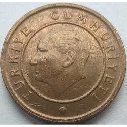 Türkiye 2012 1 Kuruş Bakır Alaşım Modern Emisyon Çilaltı