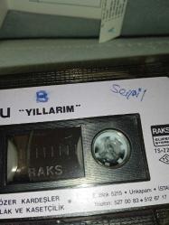 Kaset Cengiz Kurtoğlu yıllarım albümü. Orijinal 1987 dönem Kağıt Baskı. sorunsuz çalışıyor.