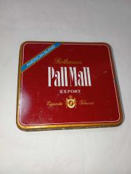 Rothmans Pall Mall Export Sigara  Kutusu teneke içi boş