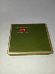 50-60 lardan Churchman's No1: Sigara Kutusu metal boş