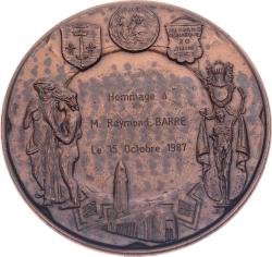 Fransa Meuse Genel Konseyi (Genel, Bölgesel veya Belediye Meclisi Üyeleri Madalyonu MVM2060