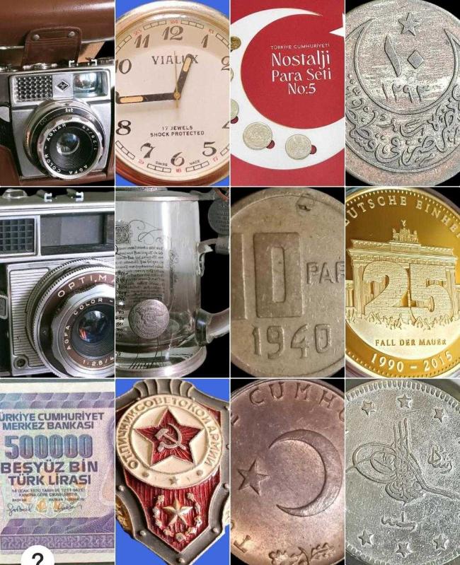 Karma Antika obje ve Numismatik Karışık Koleksiyon