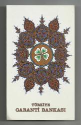 TÜRKİYE GARANTİ BANKASI A.Ş. / İÇİ YAZILI VE İMZALI ŞEKER BAYRAMI TEBRİK KARTI...