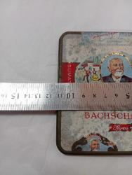 vintage Bachschmidt Sumatra Puro sigara Teneke Kutusu içi boş