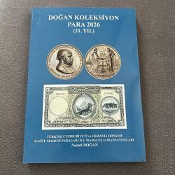 Doğan Koleksiyon 'Para 2026' Kataloğu. Sıfır. Türkiye Cumhuriyeti ve Osmanlı Dönemi Kağıt, Madeni Paraları ile Madalya ve Madalyonları.