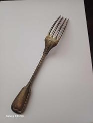 GÜMÜŞ 800 AYAR LT MARKA ANTİKA ÇATAL