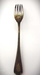 GÜMÜŞ 800 AYAR BEATRİCE MARKA ANTİKA ÇATAL