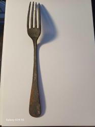 GÜMÜŞ 800 AYAR LMB MARKA ANTİKA ÇATAL