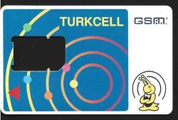 3K = TURKCELL SİM  KART ( SİM  YUVASI  BOŞ - 532 ) TEMİZ ve NADİR