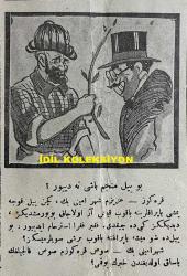 Osmanlıca Karagöz Mizah Dergisi-Gazetesi, Orijinal Dönem Basım, (Ottoman Magazine-Newspaper-Journal Illustré Cara-Gueuz) - 23 Aralık (Kanun-i Evvel) 1925 - Sayı: 1854 - Karikatür: Dünyanın Esir Milletleri! 