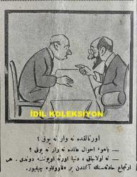 Osmanlıca Karagöz Mizah Dergisi-Gazetesi, Orijinal Dönem Basım, (Ottoman Magazine-Newspaper-Journal Illustré Cara-Gueuz) - 23 Aralık (Kanun-i Evvel) 1925 - Sayı: 1854 - Karikatür: Dünyanın Esir Milletleri! 