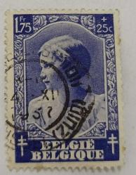LOT.13 » BELÇİKA 1937 Tüberkülozla mücadele yardım pulu _damgalı