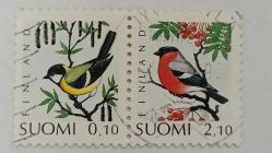 LOT.11 » Finlandiya bitişik seri kuşlar konulu pullar