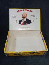 King Edward marka Imperial model bir puro kutusu içi boş