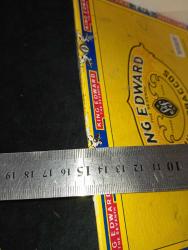 King Edward marka Imperial model bir puro kutusu içi boş