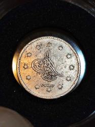 Sultan Abdülaziz 1277/1 Gümüş 1 Kuruş Nadir