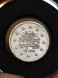 Sultan Abdülaziz 1277/1 Gümüş 1 Kuruş Nadir