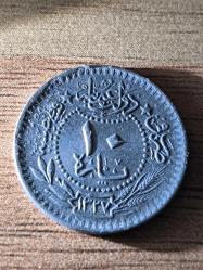 Sultan Mehmet Reşat Nikel osmalı paraları 1327/6