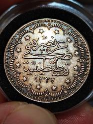 Sultan Reşat 1327/1 Gümüş 5 Kuruş