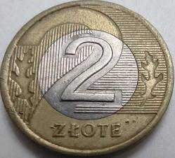 POLONYA 1995 2 Zloti Bimetal Modern Seri